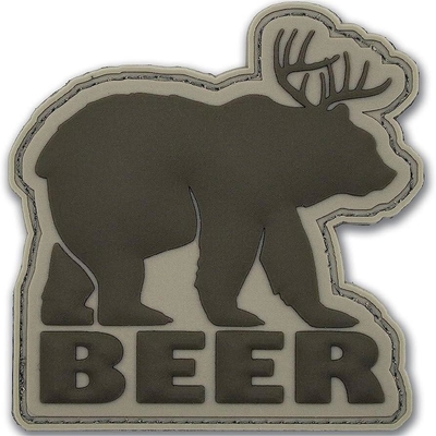 Beer Custom Made Morale PVC Patch Rubber Iron On Patches
