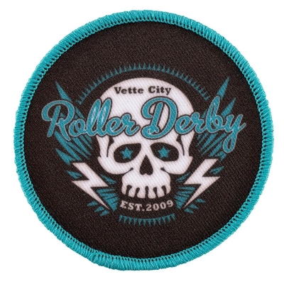 Heat Transfer Sublimation Printed Patch Custom Fabric Blank Patches