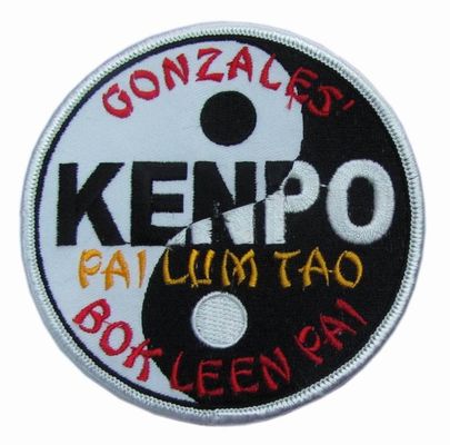Twill PMS Color Merrow Border Embroidered Badge Patches