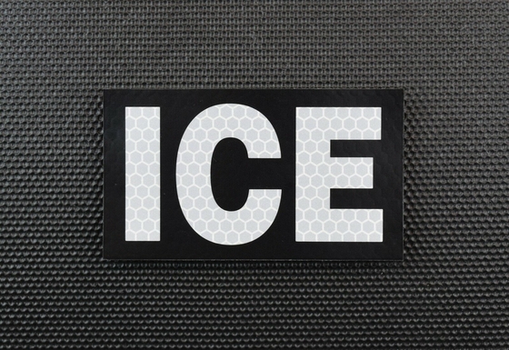 ICE IR Reflective Patch Merrowed Border Twill Fabric Camo Fabric Background
