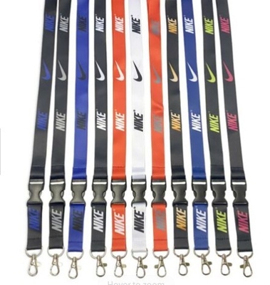 Logo Custom Printed Lanyards PMS Color For ID Card Mobile Phone Whistle