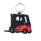 2D 3D PMS Soft PVC Rubber Keychains  Custom Car Logo Forklifts