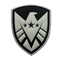 Marvel Avengers Shield Logo Military Tactical PVC Patch Clothing Accessory Velcro Backing
