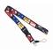 Dye Sublimation Printed Polyester Lanyard With Logo And Breakaway For Neck Strap