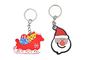RUPALTTOYSBABA Santa Claus Cartoon Soft Rubber Keychain Any Shape