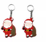 RUPALTTOYSBABA Santa Claus Cartoon Soft Rubber Keychain Any Shape
