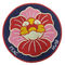 Decorative Flower Personalised Iron On Patches Durable Shrink Proof