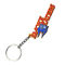 Colorful Cute PVC Key Chain Lightweight Waterproof Easy To Clean