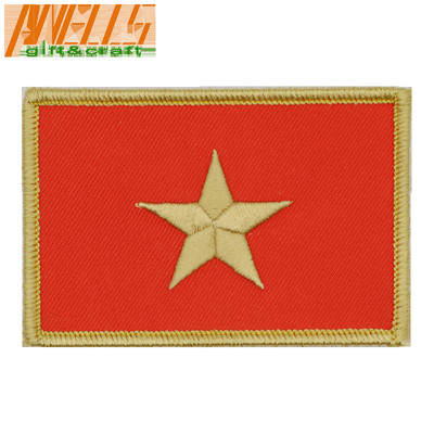 Morocco Flag Patch Morale Tactical Moroccan Sew-On Travel Embroidery Patches