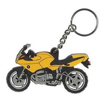 3D Motorcycle Rubber Key Chain Custom Logo For Promotion Gift