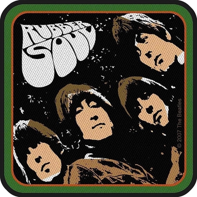 The Beatles Woven Iron Patches Rubber Soul Album Band Logo custom size