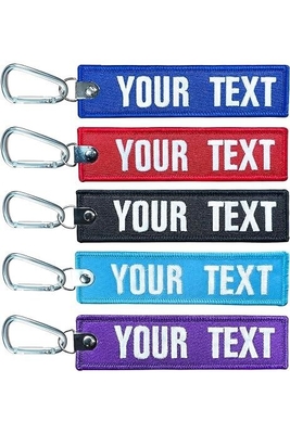 Innovative Embroidered Key Chains 130*30mm Unleash Your Creativity