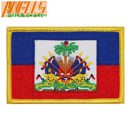Haiti Flag Embroidered Patch Haitian Country Flag Embroidered Blazer Badge Patch Sew Iron On