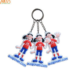 Personalized Cool PVC Key Chain  Small Size 3.5 Inches Height