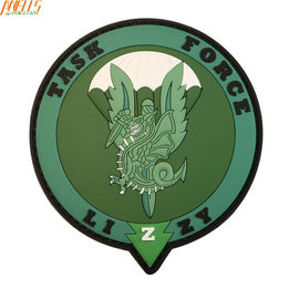 Durable Handmade Custom Made PVC Patches Fade Proof Skin Friendly