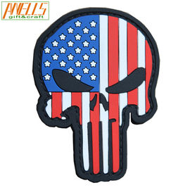 Soft Rubber 2D 3D PVC Patch Velcro Backing Attachment Custom Embossed Logo