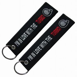 Promotion Gift Customized Embroidery Keychain Low Minimun Order Quantity