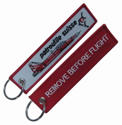 Polyester PMS Remove Before Flight Keychain 130X30mm