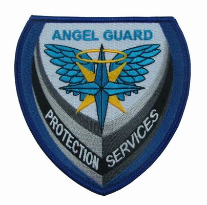 12C Color Heat Cut Border Full Embroidery Patch For Uniform