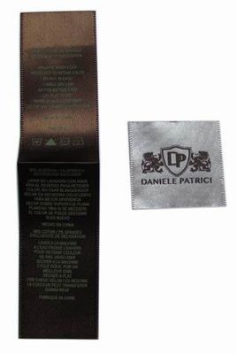 Custom Design Woven Iron Labels Personalized Garment Tags