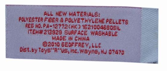 Sewing Finer Detail Woven Label Clothes No Shrinking Heat Cut Border