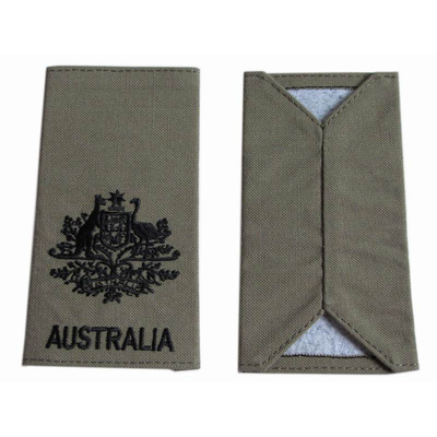 Epaulette Boards Military Embroidery Patch Twill Fabric Merrow Border