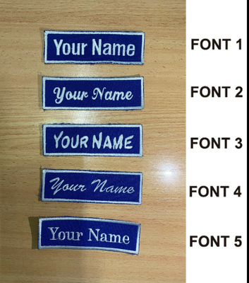 CUSTOM*Personalised* Name Embroidery Sew on Multipurpose Embroidered Patch Tag