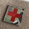 Infrared IR Reflective Medical EMT Tactical Patch 2x2 In Twill Fabric / Camo Fabric
