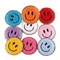 Smile Face Glitter Chenille Iron On Patches Cloth Stickers Decorative For Clothing