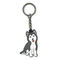 PMS Color Custom Key Ring Husky Puppy Soft PVC Rubber Cartoon Key Chain