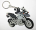 Customized PVC Key Chain Motor Racing Rubber Keyring Personalised