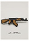 2D / 3D Custom Rubber PVC Patches AK 47 Kalashnikov Iron On Clothing Label
