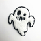 Custom Chenille Embroidery Patches Ghost Shape Patch Pantone Color