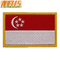Singapore Flag Embroidered Patch Singaporean Iron-On National Emblem Embroidry