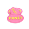 Flat 3M Glue Rubber Morale PVC Patch Honey Logo For Clothes Hats