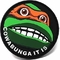 Custom Made Sew On Patch Cowabunga It Is PVC Hook And Loop Patches