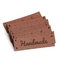 Personalized Custom PU Leather Tag Labels With Text And Symbol for Clothing