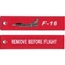 Custom Remove Before Flight Keychain Extremely Durable Embroidered Key Tags
