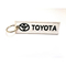 Toyota Custom Keychain Embroidery Double Side Car Gift Custom Logo Embroidery Key Chain