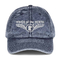 Custom Embroidered Logo Hat In Design And Fabric Vintage Cotton Twill Classic Baseball Cap