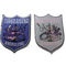 3D Felt Iron On Embroidery Patch Heat Cut Border Embroidered Patches For Clothes