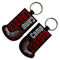 Promotion Gift Embroidered Keychain  Simple Design Embroidered Key Tags