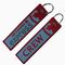 Decorative Embroidered Key Tags Cool  Embroidered Motorcycle Keychain