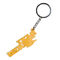 Colorful Cute PVC Key Chain Lightweight Waterproof Easy To Clean