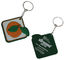 Waterproof  PVC Key Chain Smooth Surface Custom Shaped And Designed