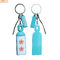 Unique Personality PVC Key Chain Durable Thickness 1.5mm  - 4.0mm