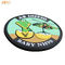 Cute Animals Morale PVC Patch Round Iron On PVC Velcro Patches