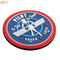 Brand Name Morale PVC Patch Round Colorful Embossed 3D PVC Logo Patch
