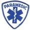 PARAMEDIC 130*30MM Twill Iron On Embroidery Patches For Jackets