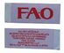 No Shrinking PMS Garment Woven Iron Labels With Heat Cut Border